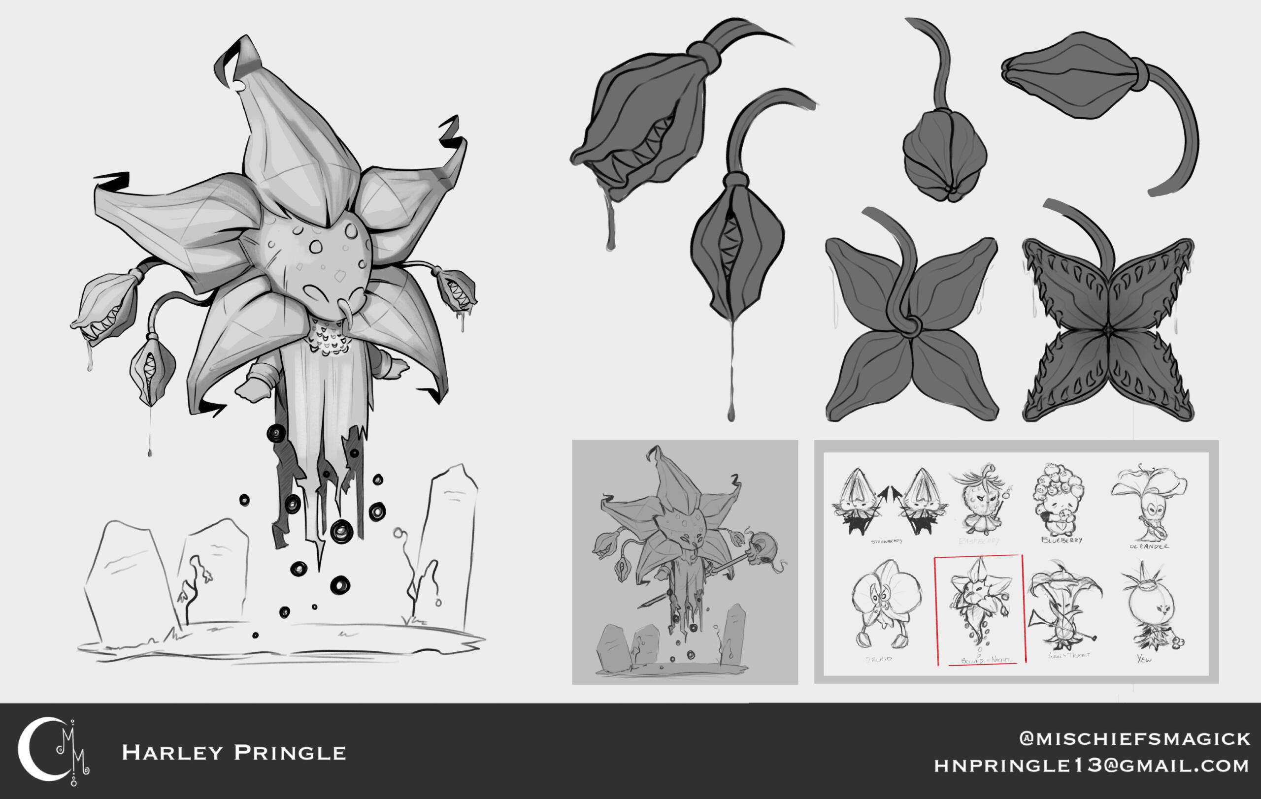 “Deadly Nightshade”: Creature Concept