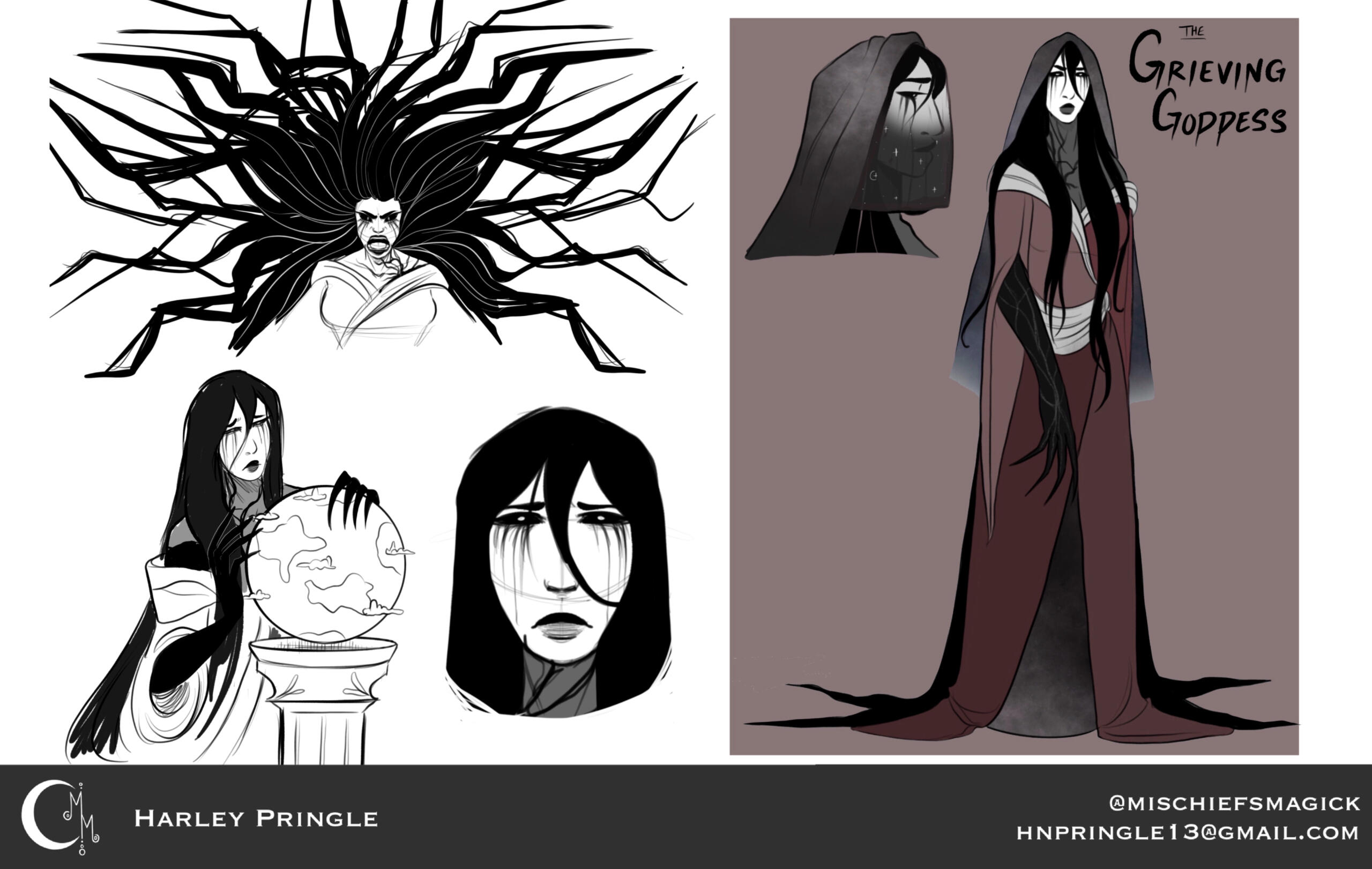 “Grieving Goddess”: Final Concept